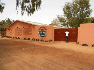 alhaji mamour secca memorial nursery / lower basic school entrance